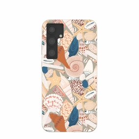 Vivid Detail London Fog Sandy Shells Samsung Galaxy S24 (Plus) Case