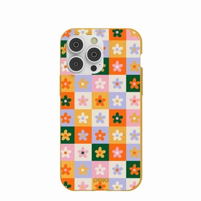 Scratchproof Surface Honey Flower Tiles iPhone 14 Pro Max Case