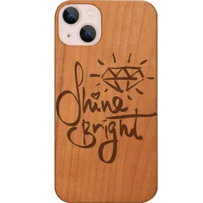 Minimal Texture Layer Shine Bright - Engraved Phone Case