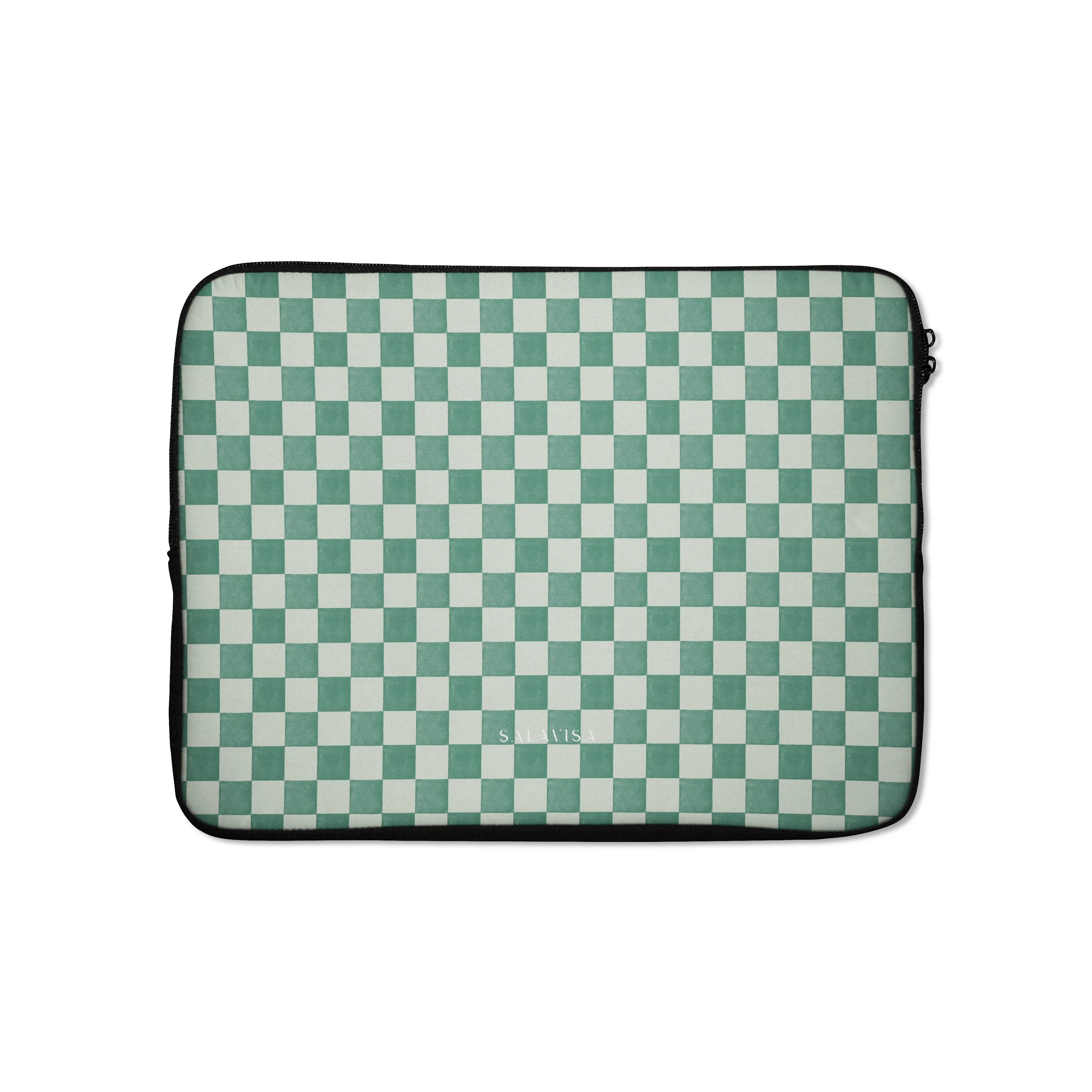 Mint Serenity Laptop Sleeve Modern Layer Stylish Edge