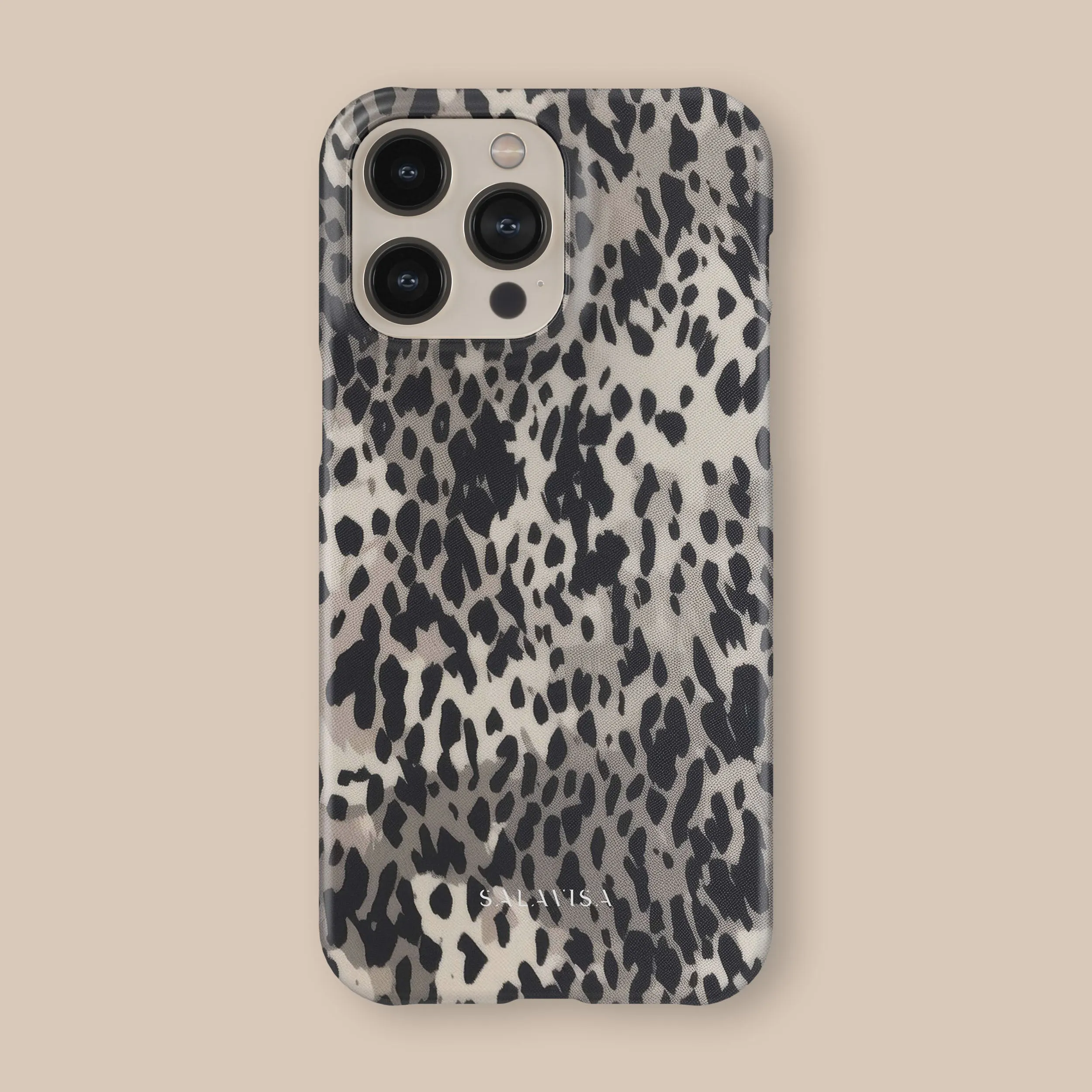 Minimal Edge Dark Animal Skin Phone Case