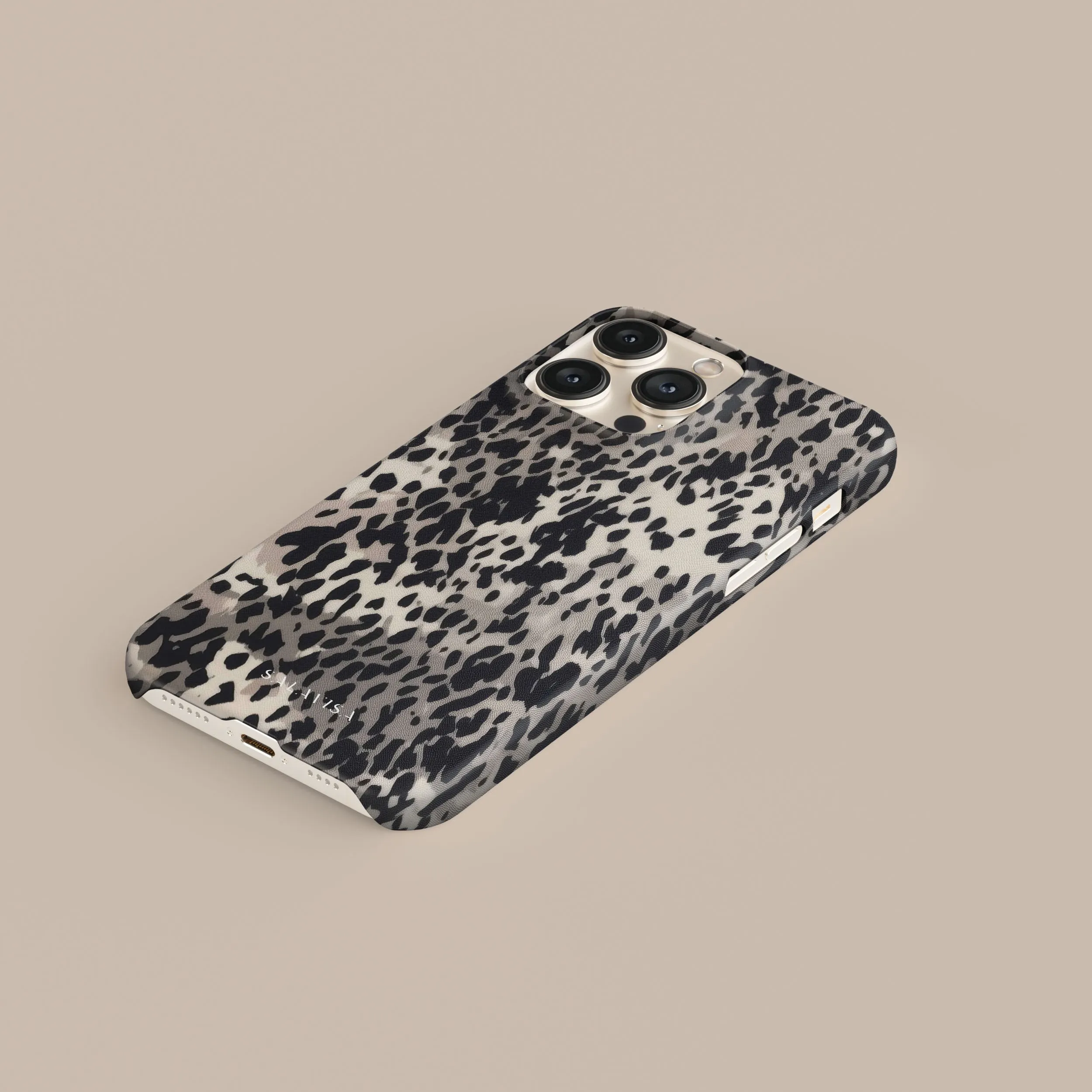 Grip Enhanced Dark Animal Skin Phone Case