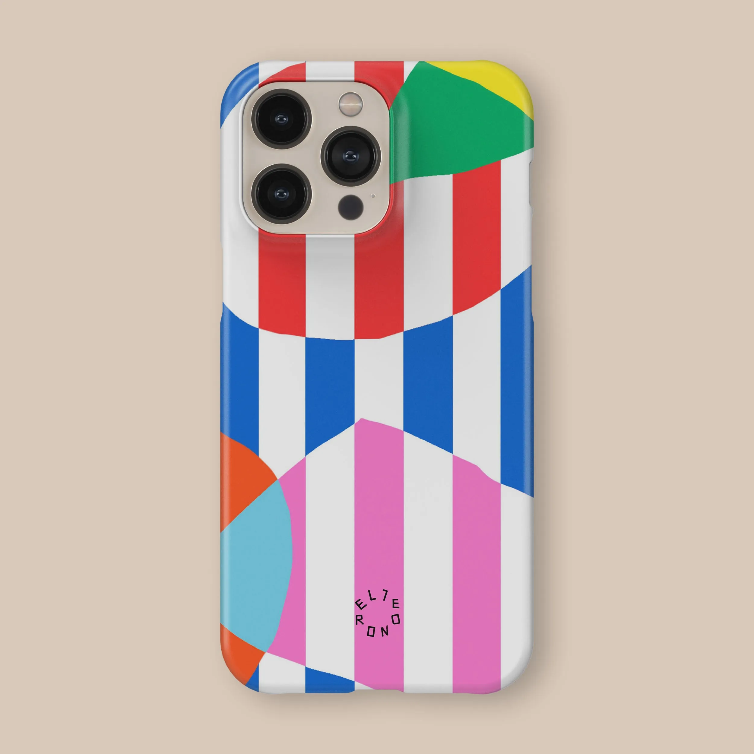 Stripped Symphony Phone Case Daily Carry Smooth Pattern Finish