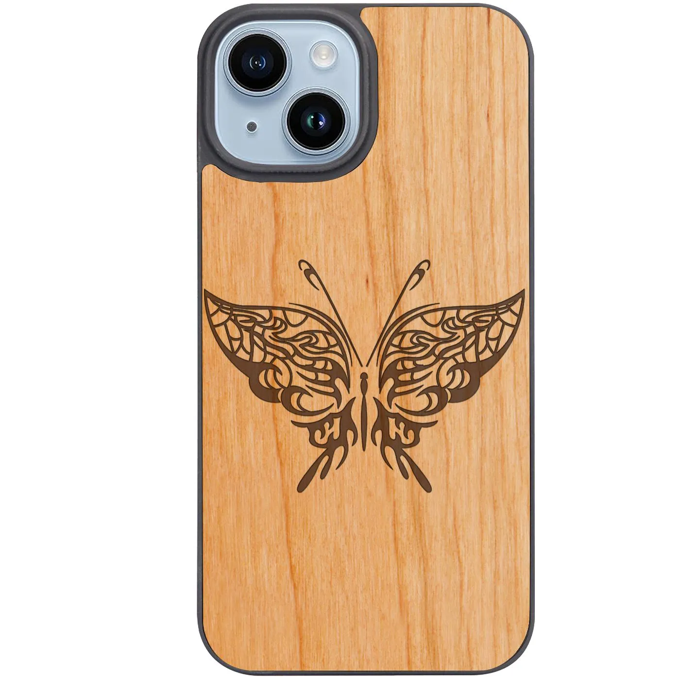 Minimal Touch Butterfly 1 - Engraved Phone Case