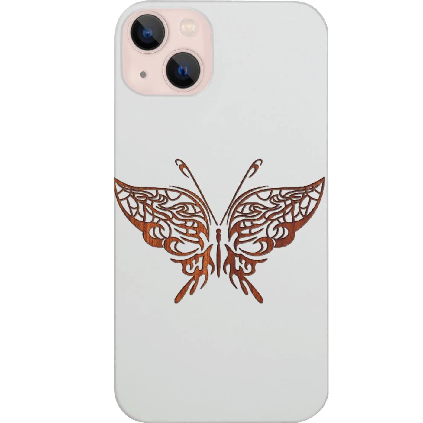 Light Build Smooth Grip Layer Butterfly 1 - Engraved Phone Case
