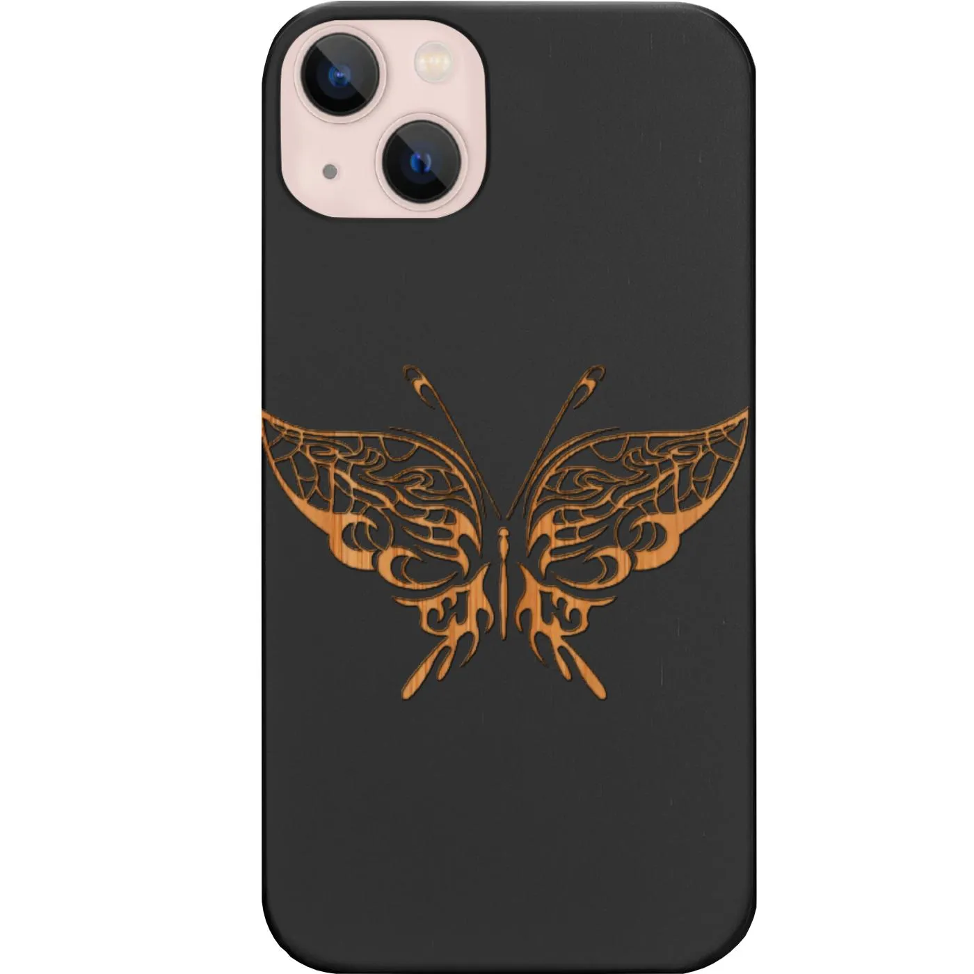 Ergonomic form Butterfly 1 - Engraved Phone Case