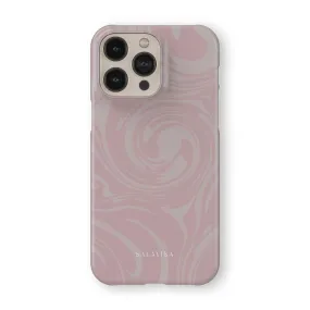 Compact Texture Layer Pink Swirl Phone Case