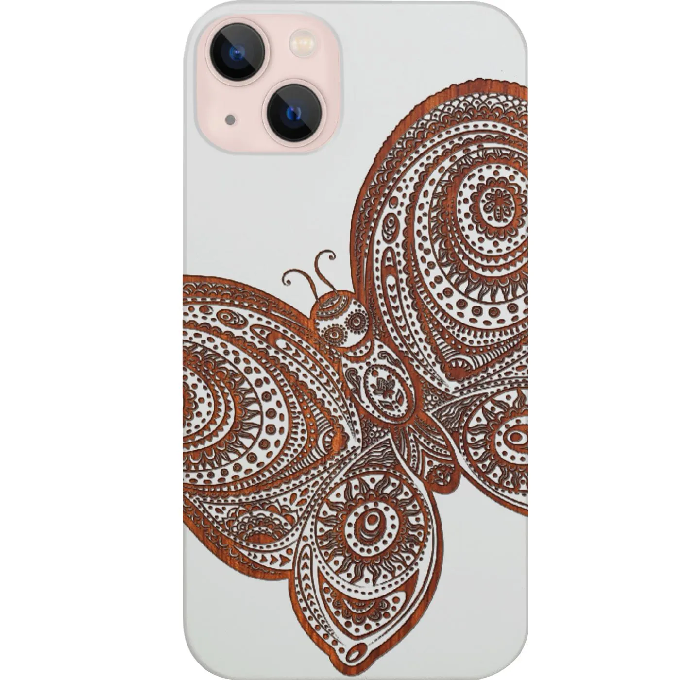 Modern Function Butterfly 3 - Engraved Phone Case