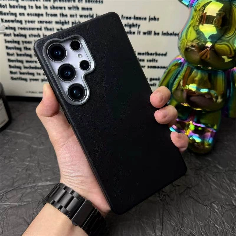 Flexible Grip Texture Flexible structure Dark Knight Leather Case