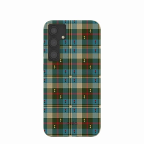 London Fog Plaid Picnic Samsung Galaxy S24 (Plus) Case Rugged Outline simple design