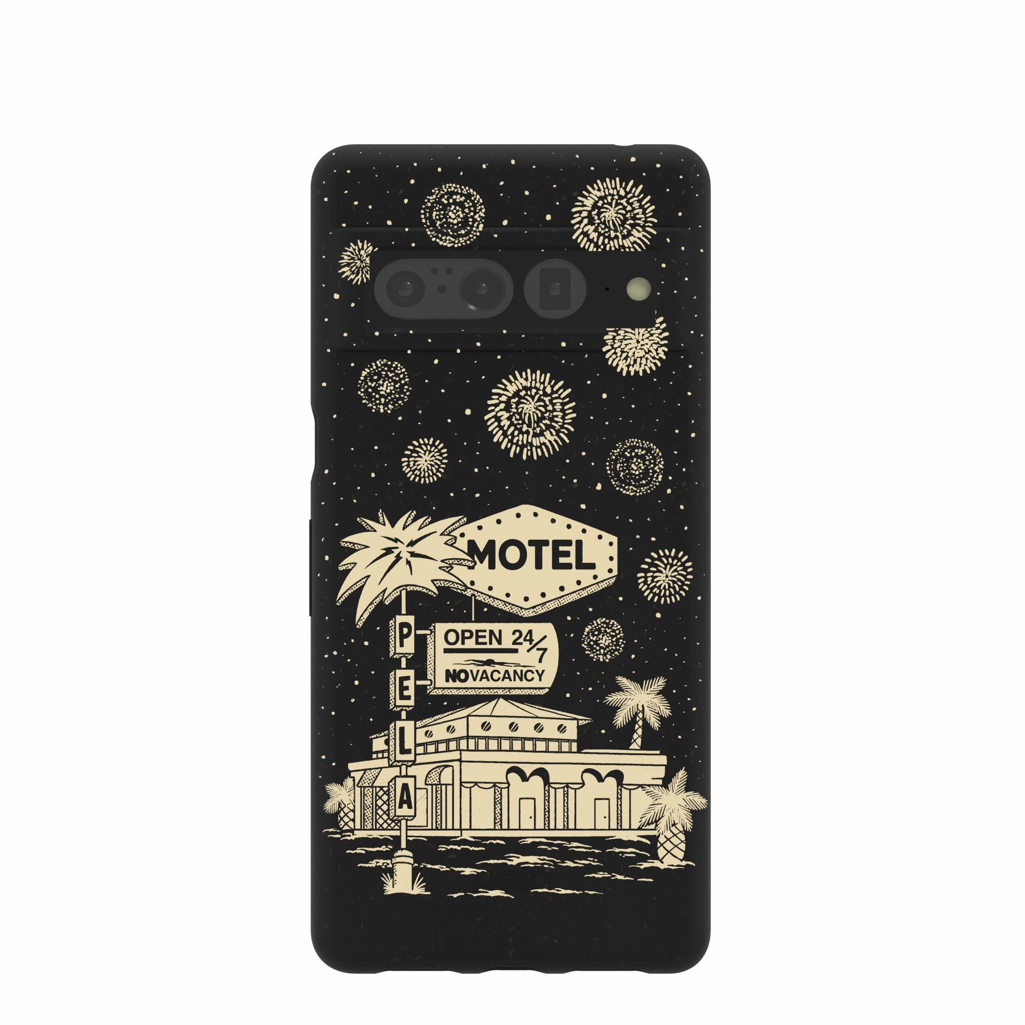 Luxury Surface Black Motel Pela Google Pixel 7 Pro Case