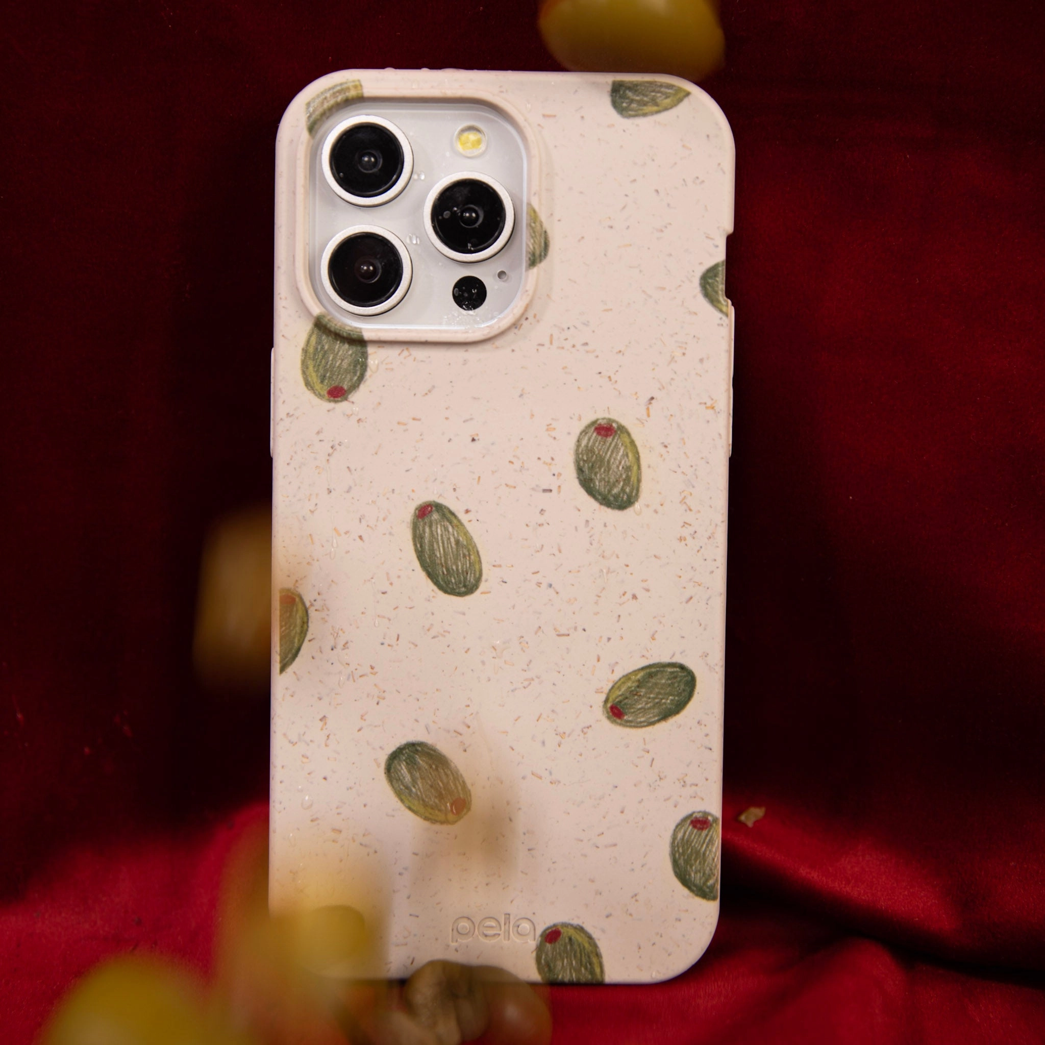 London Fog Olive Party iPhone 17 Pro Max Case Fashion Statement Non Slip Surface