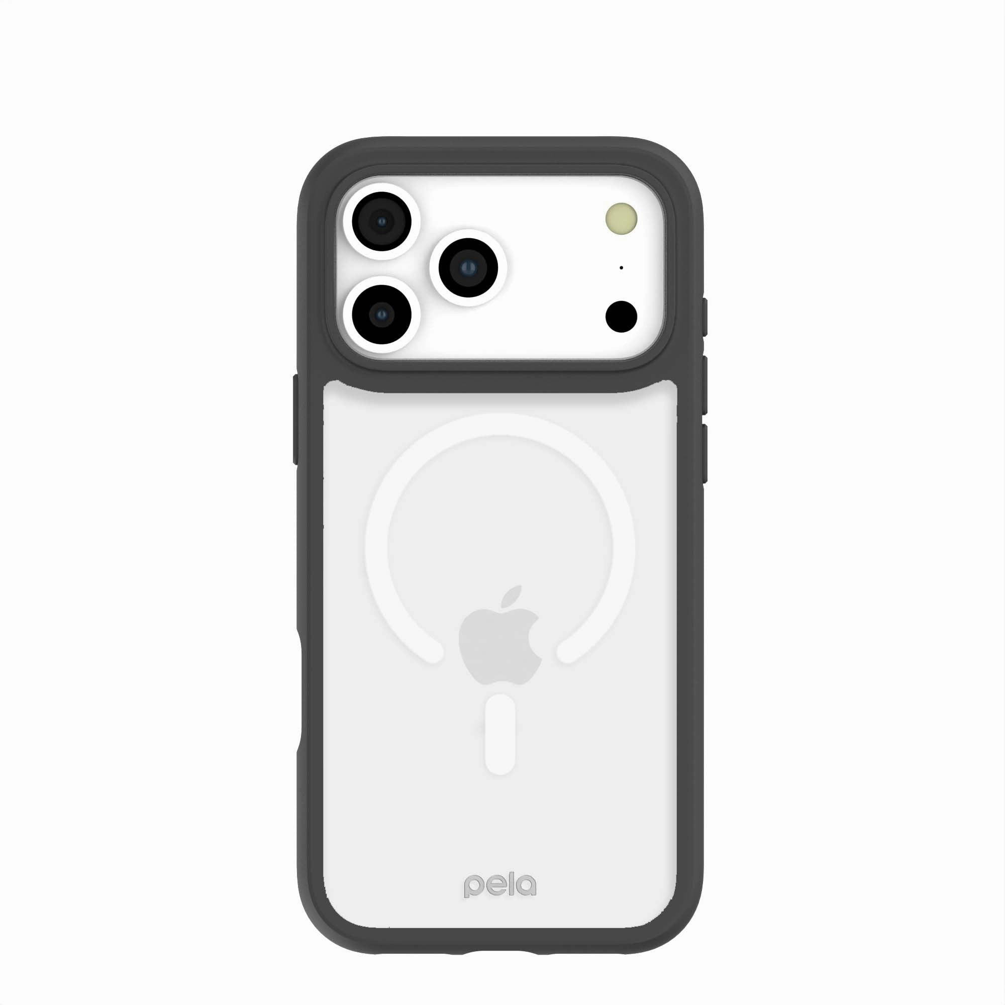 Clear iPhone 17 Pro Max Case with Noir Ridge (MagSafe Included) Anti Shock