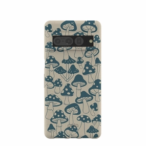 metal frame London Fog Mushroom power Google Pixel 7 Pro Case