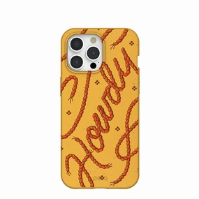 Honey Howdy iPhone 15 Pro Max Case Simple Look