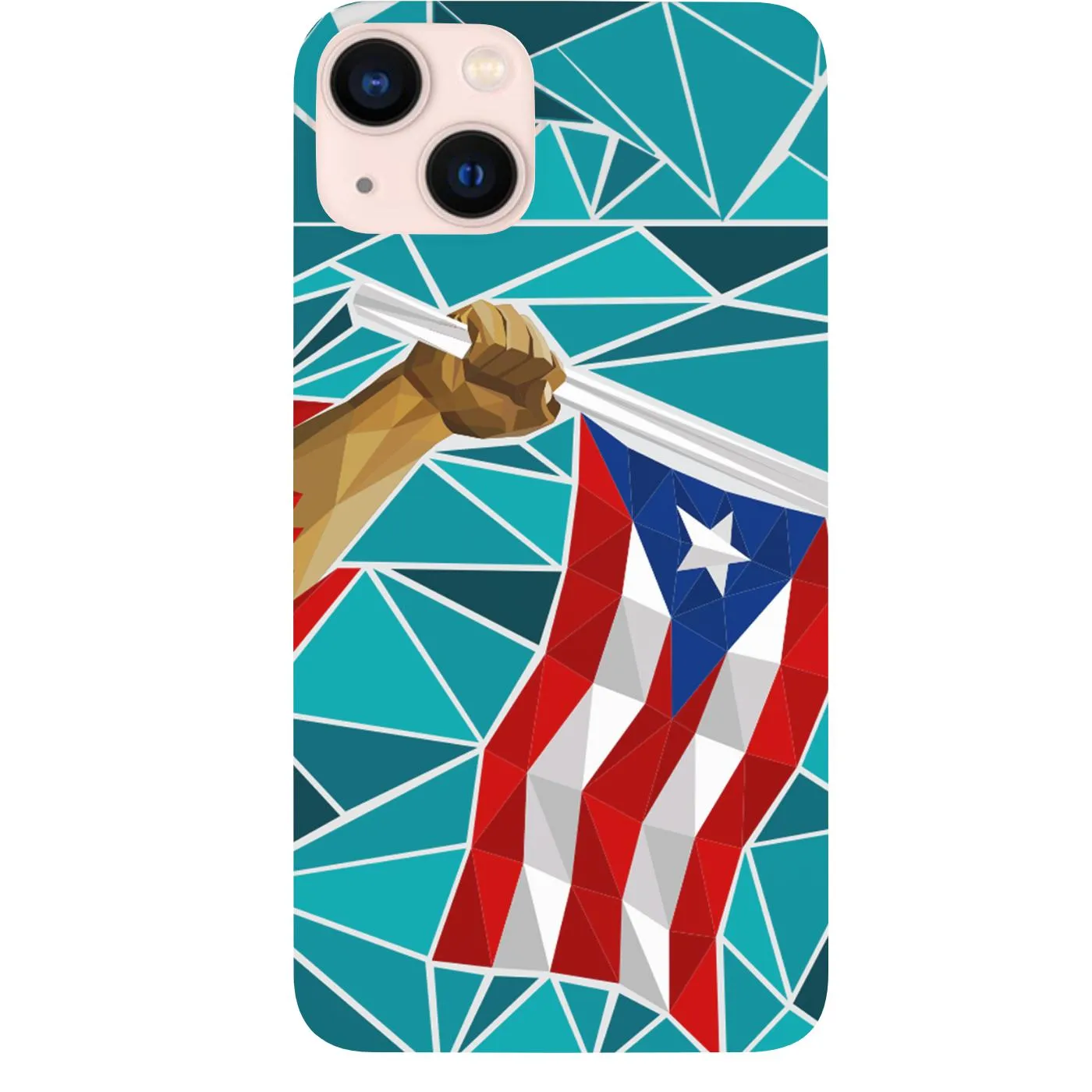 Puerto Rico Geometric - UV Color Printed Phone Case Heat resistant