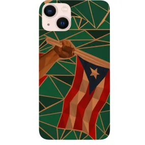 Sleek Finish Color Gradient Puerto Rico Geometric - UV Color Printed Phone Case