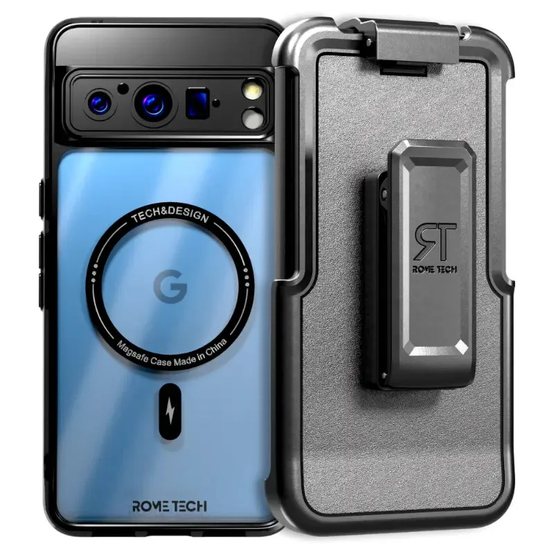 Google Pixel 8 Pro Clear Case with Magsafe Tactile Buttons