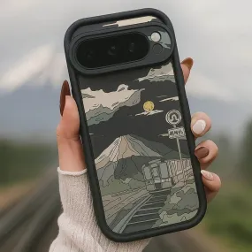Rolling Hills Train Journey Case - Google Smooth Feel Surface Polished Touch