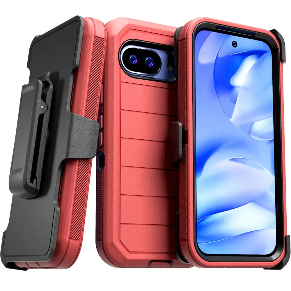 Google Pixel 9a (2025) Defender Case Vivid Surface Detail
