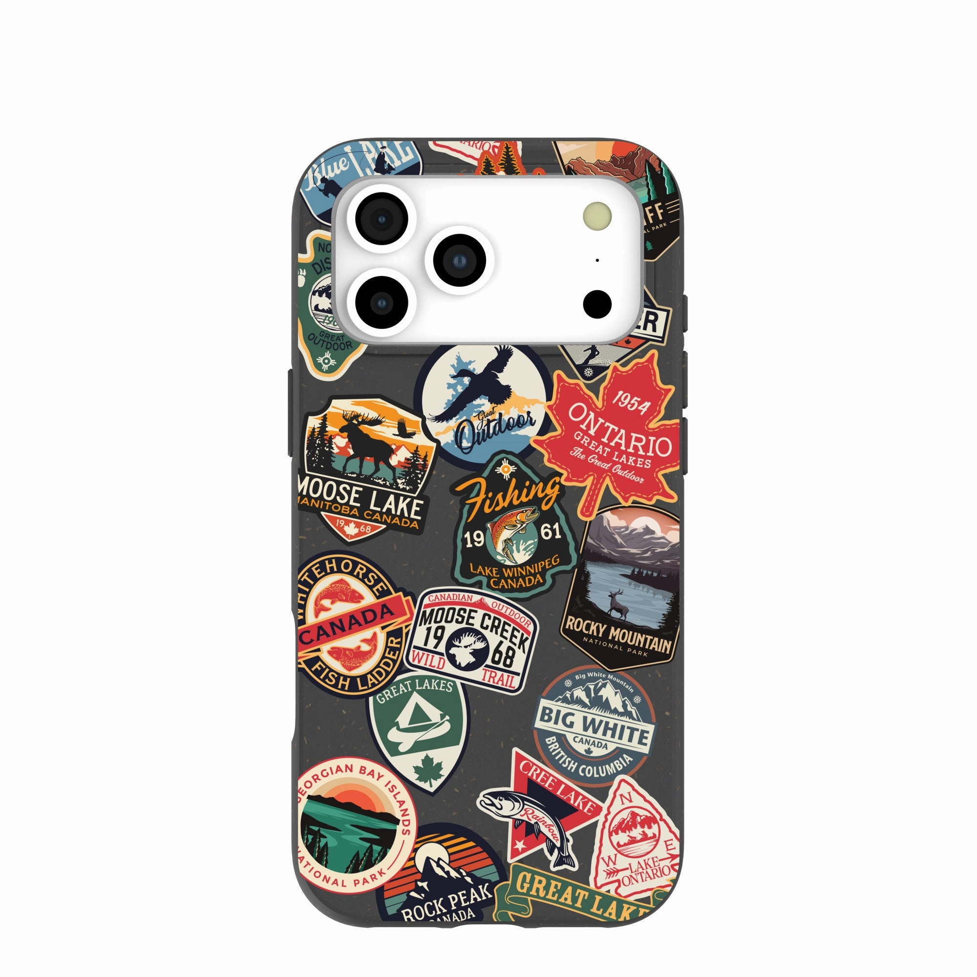 Protective barrier Black Canadian Stickers iPhone 17 Pro Max Case