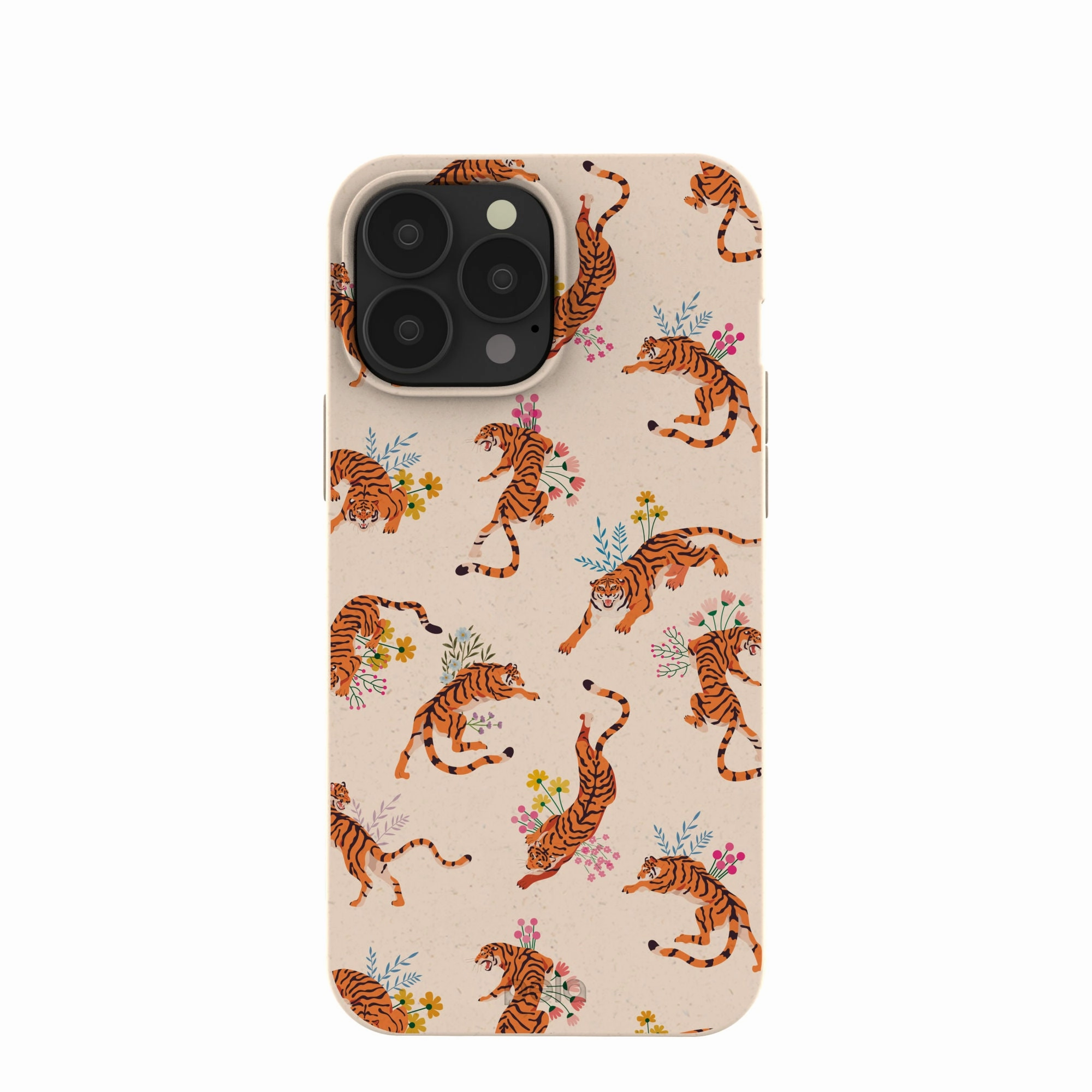 Seashell Whimsical Tigers iPhone 13 Pro Max Case Pocket Ready Minimal Build Texture