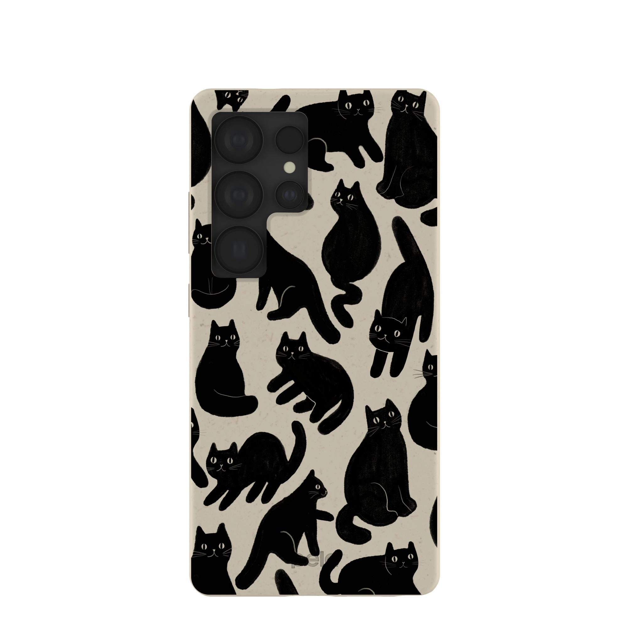 Hybrid Material London Fog Night Meowers Samsung Galaxy S25 Ultra Case