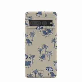 Stylish Edge London Fog Coastal Lounging Google Pixel 7 Pro Case