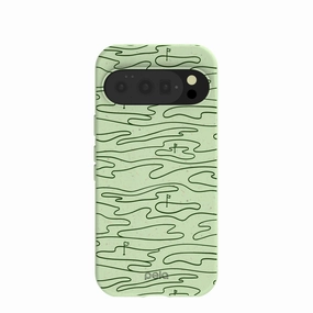 Sage Green Fairway Google Pixel 10/10 Pro Case Fashion Design Matte Coating Finish