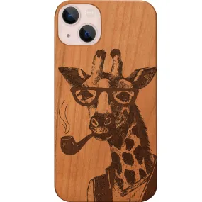 Smoking Giraffe - Engraved Phone Case Lightweight Build Modern Design Texture