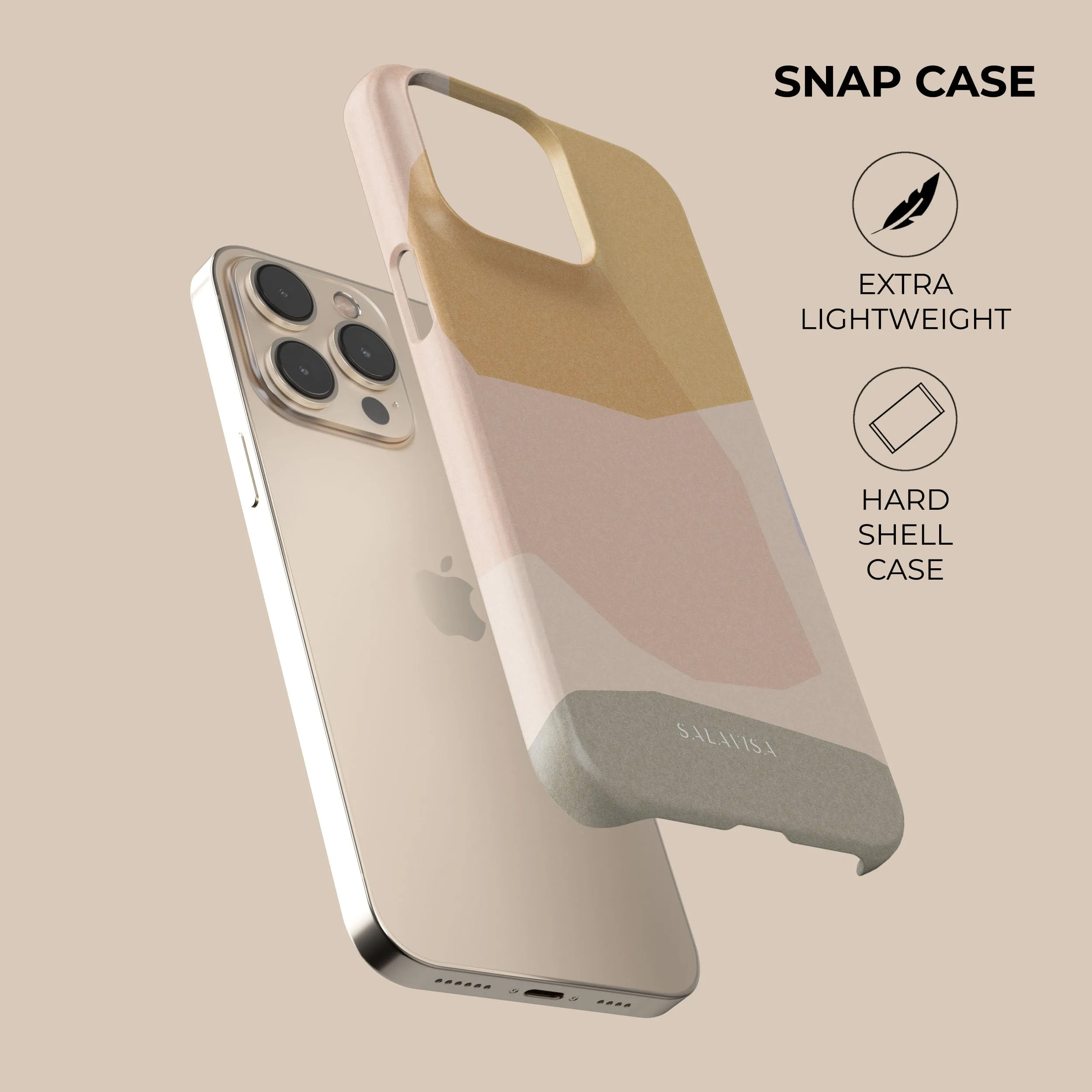 Earth Layers Phone Case Sleek Guard Refined Craftsmanship