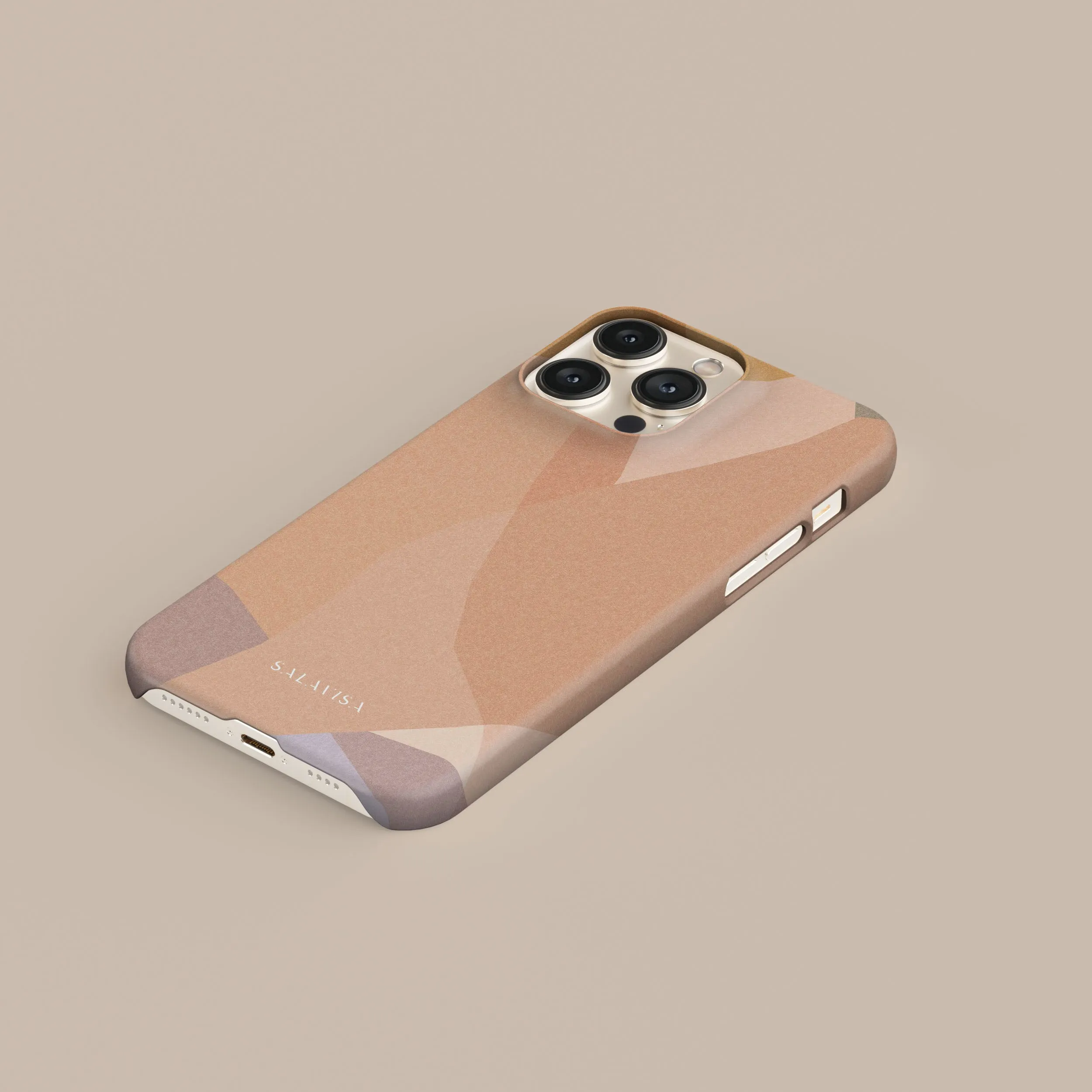 Protective Design Texture Ergonomic Shape Mixed Layers Phone Case