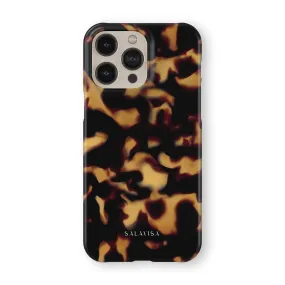 Tortoise Dark Phone Case Luxury Accent