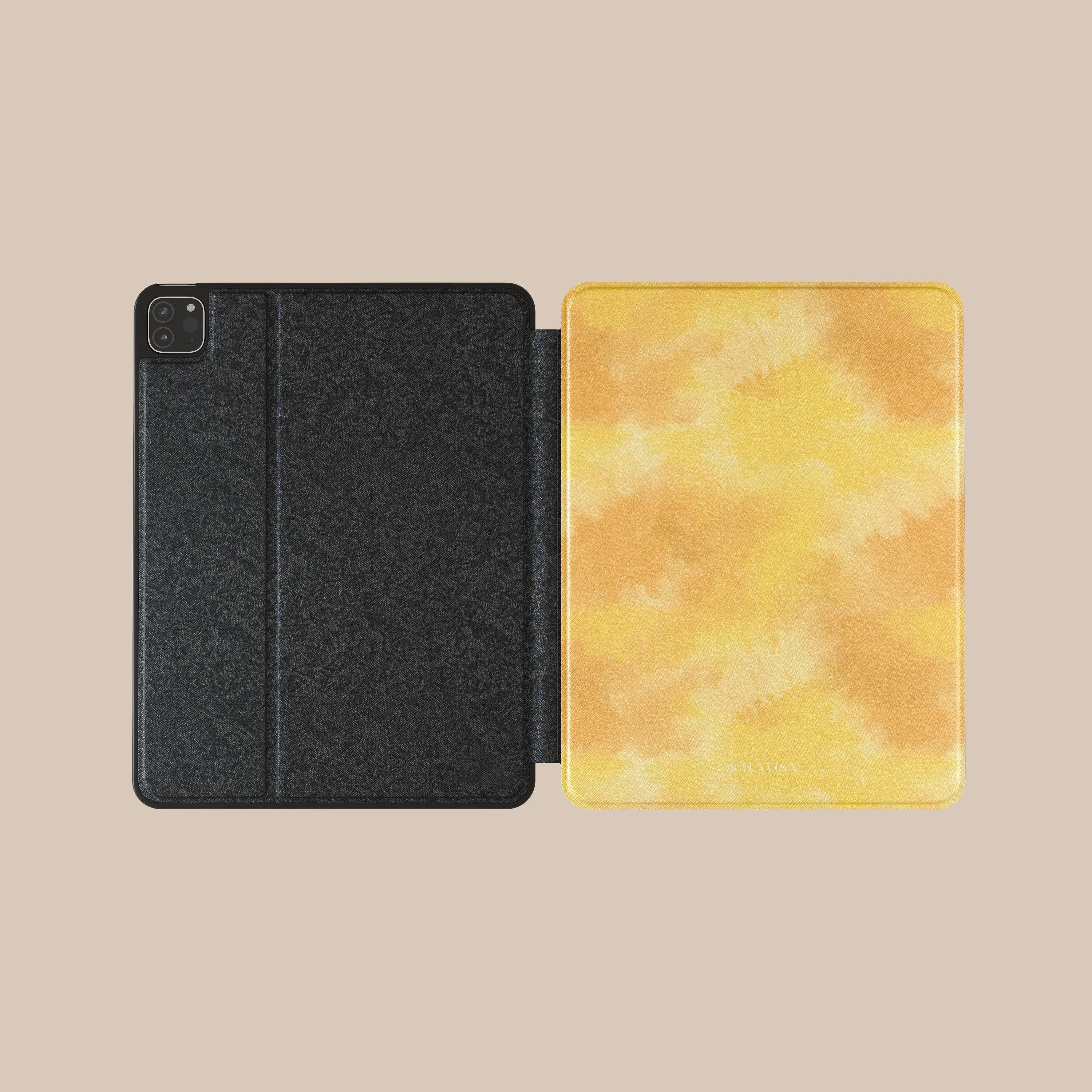 Yellow Tie Dye iPad Case Work Essentials