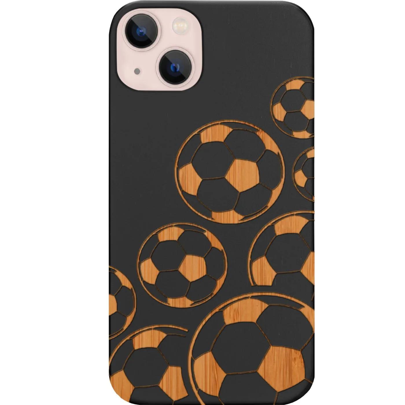 Soccer Ball - Engraved Phone Case Unique Pattern Classic Finish