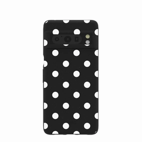 Protective Design Creative Artwork Black Polka Confetti Google Pixel 8 Pro Case