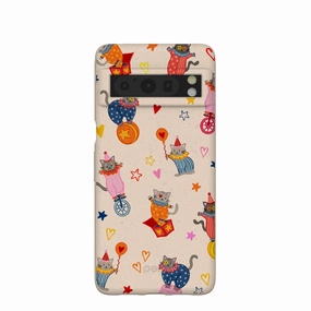 Seashell Cat Clowns Google Pixel 8 Pro Case Slim Fit Design