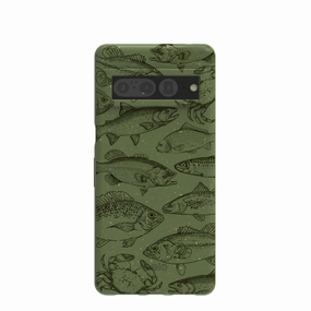 Forest Floor Fishing Lodge Google Pixel 7 Pro Case Premium Material