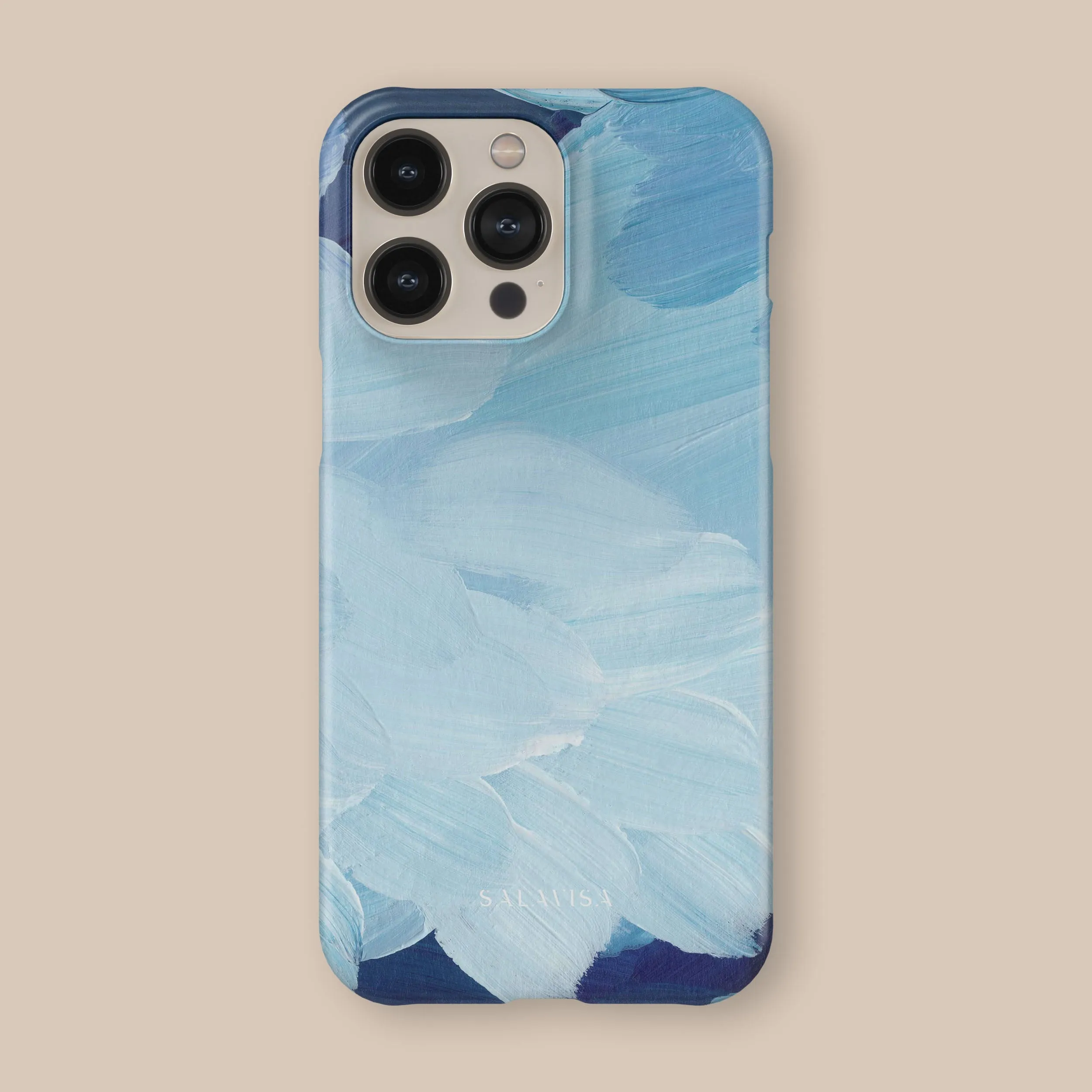 Ocean Blue Paint Phone Case Soft Detail Layer