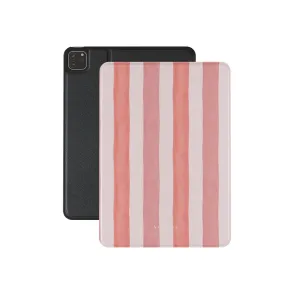 custom fit tablet cover functional tablet cover Coral Stripe iPad Case