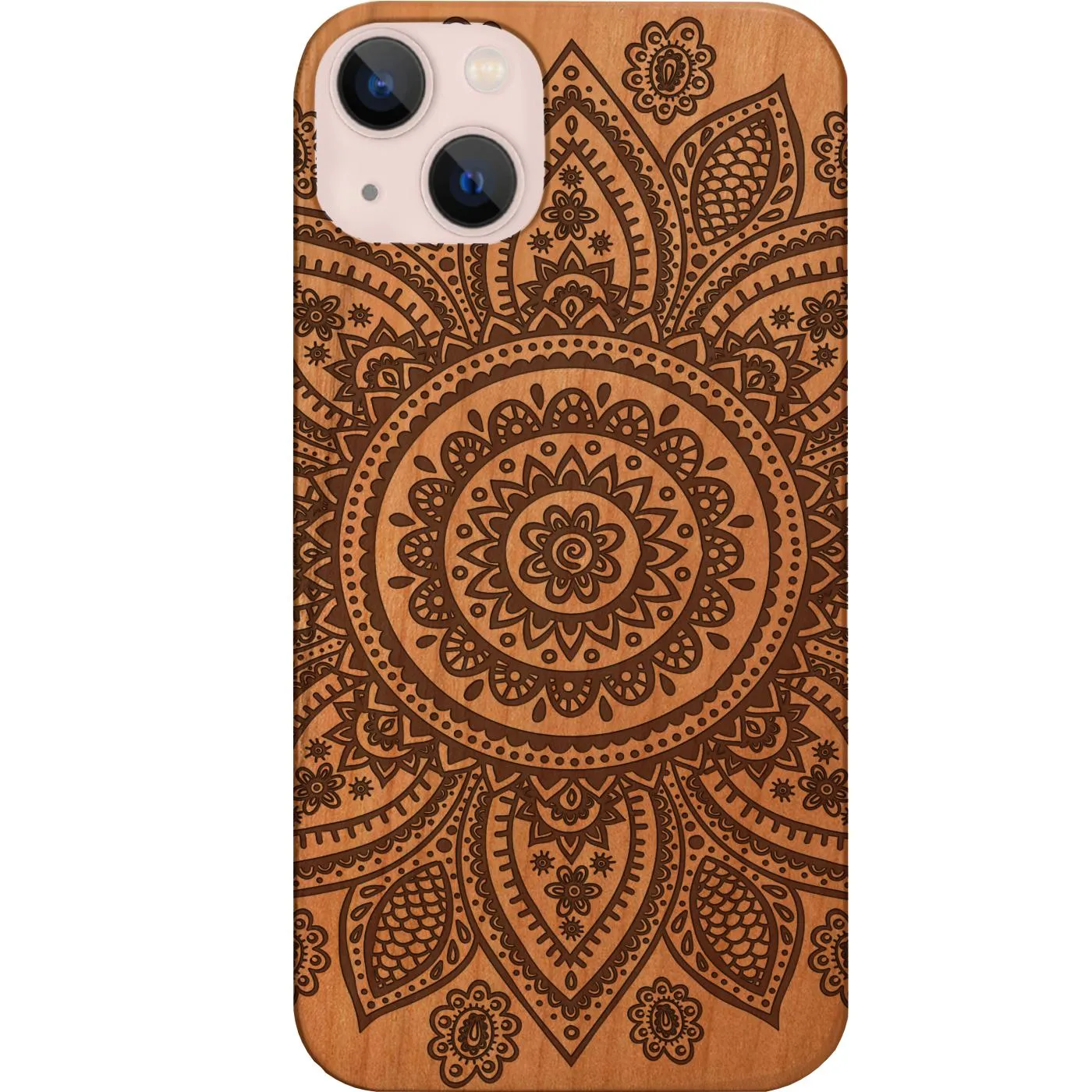 Floral Mandala 2 - Engraved Phone Case Compact Structure