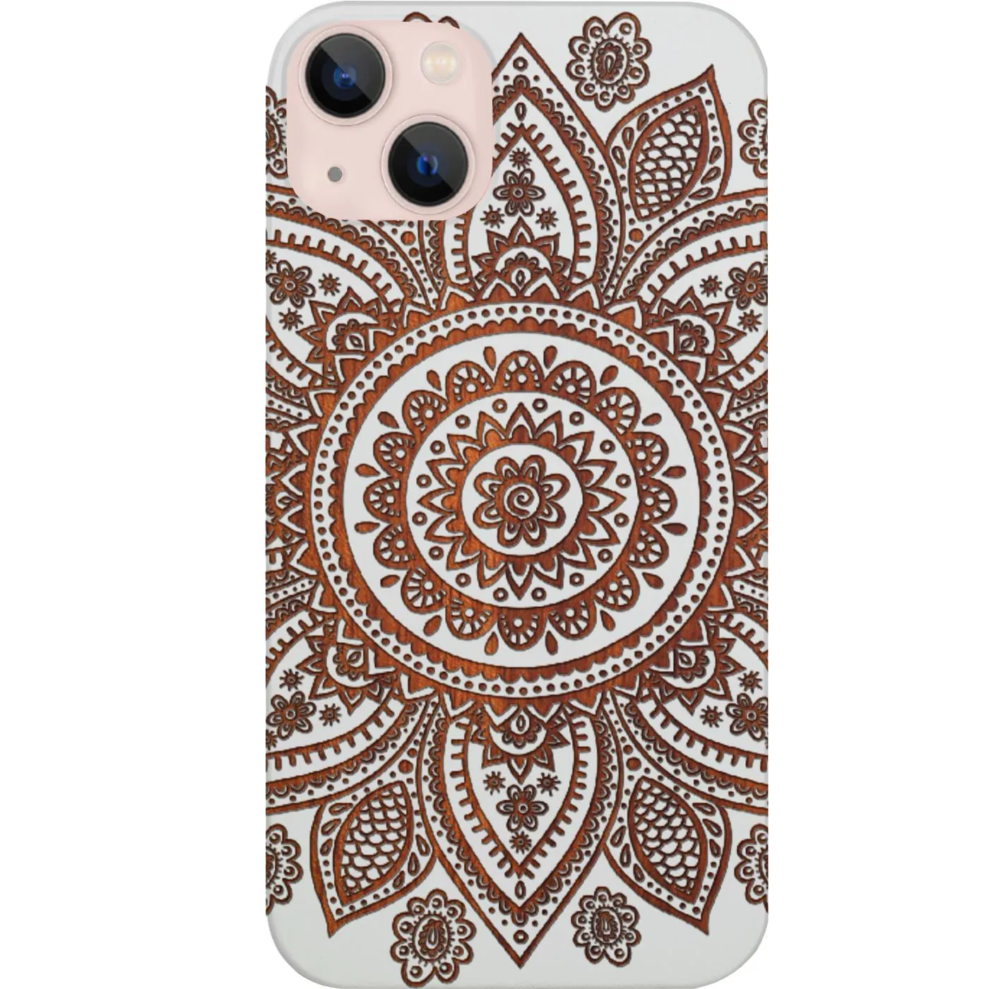 Floral Mandala 2 - Engraved Phone Case Vivid Pattern Easy Access