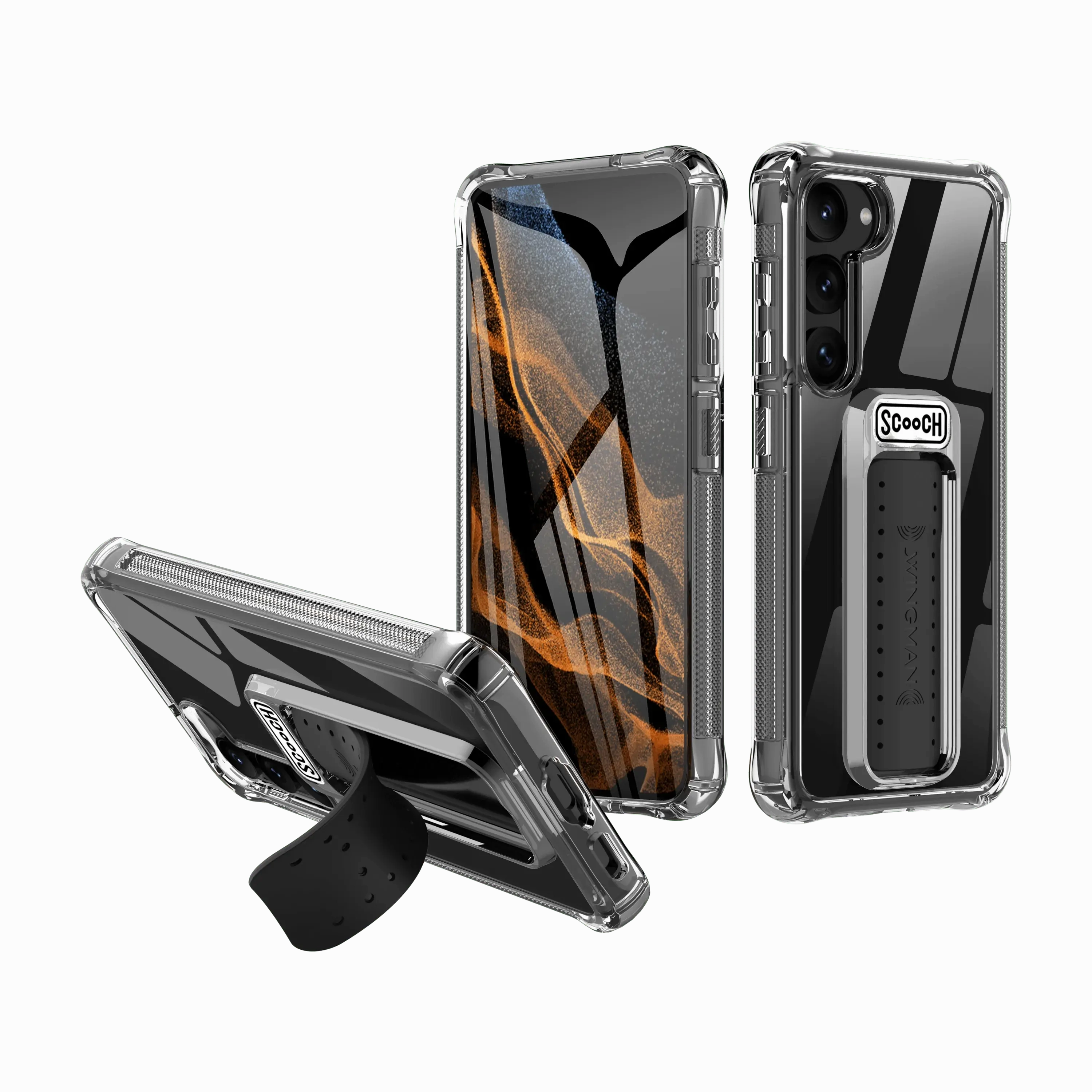 Wingman for Samsung Galaxy S23 Hybrid Grip Finish Shock Surface