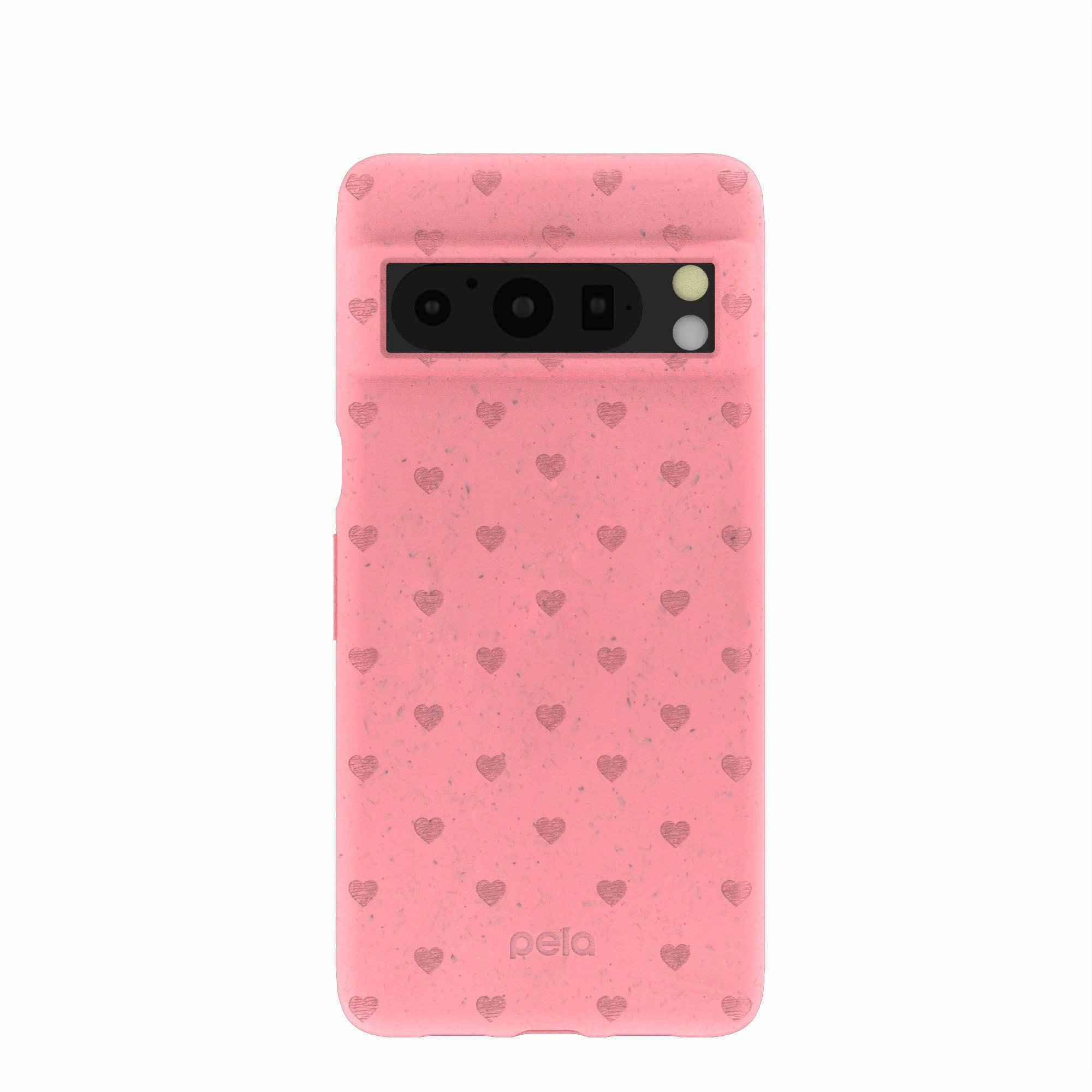 Protective Pattern Modern Design Texture Bubblegum Pink Hearts Google Pixel 8 Pro Case