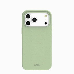 Luxury Texture Design Sage Green iPhone 17 Pro Max Case