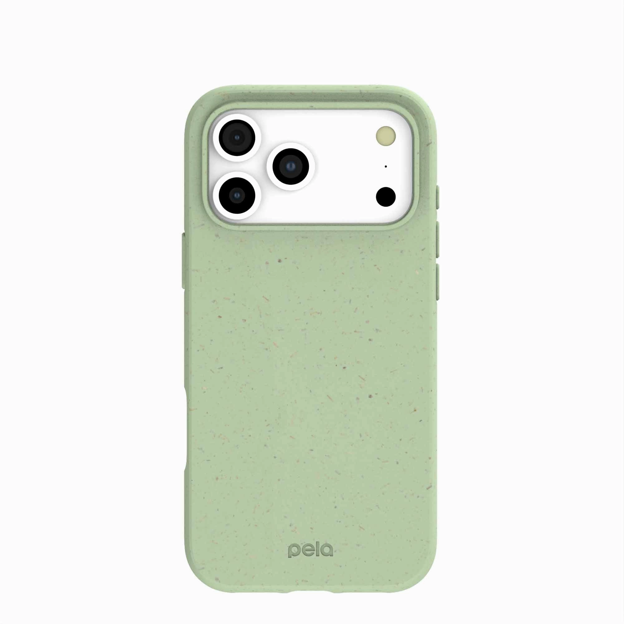 Luxury Texture Design Sage Green iPhone 17 Pro Max Case