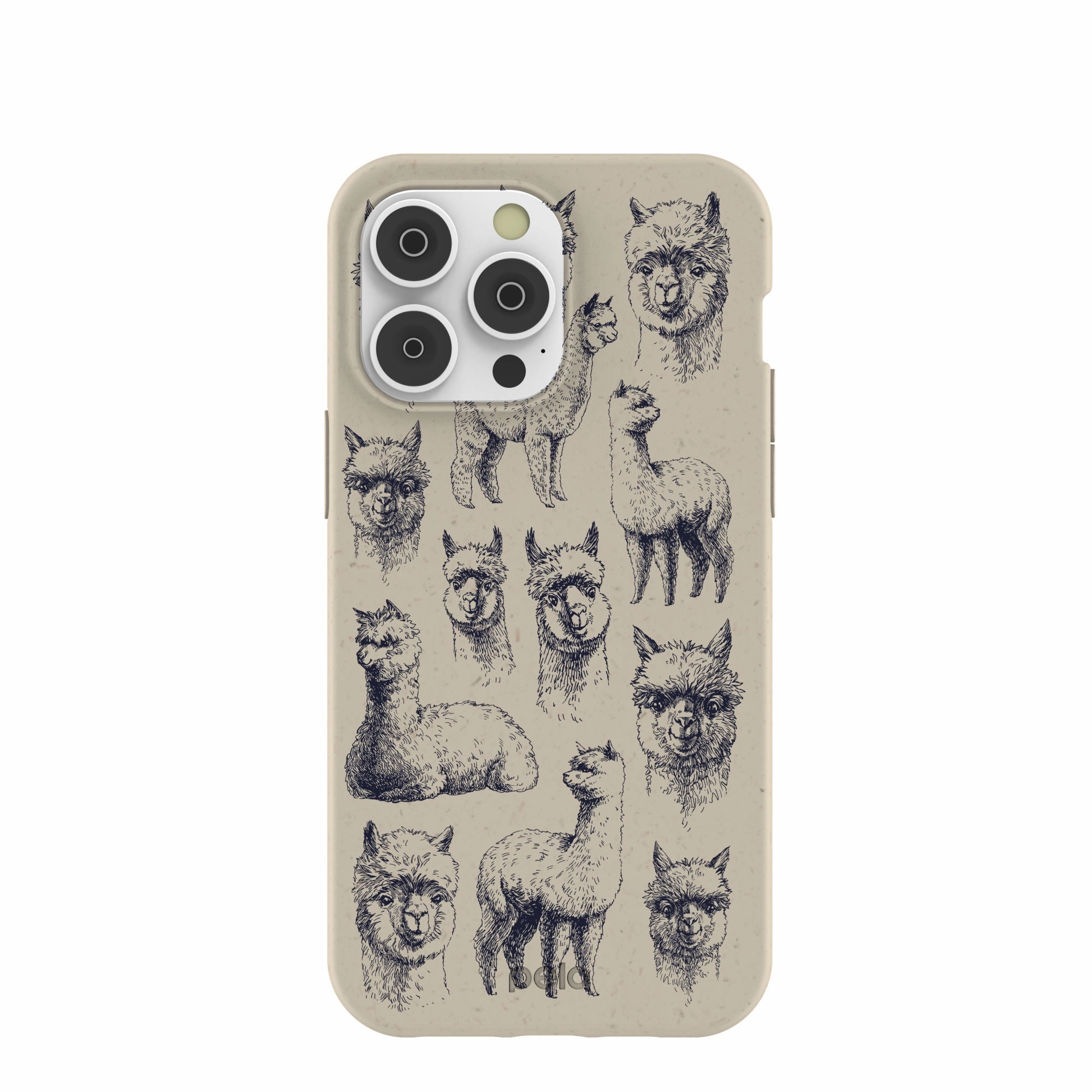 Grip Enhanced London Fog Spitting Llama iPhone 14 Pro Max Case