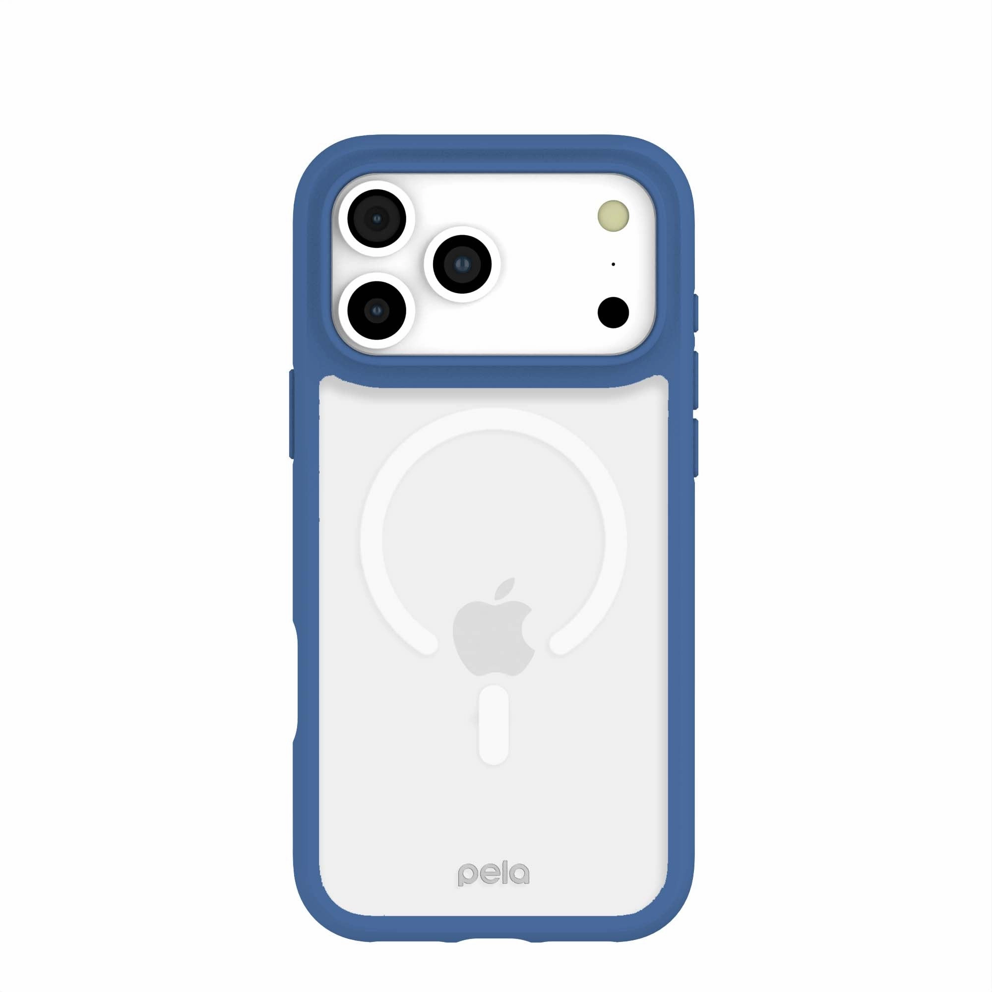 Clear iPhone 17 Pro Max Case with True Blue Ridge (MagSafe Included) Minimal Cover