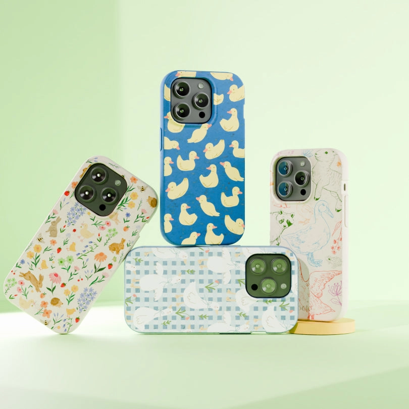 Gift Choice Smart Accessory Electric Blue Sunny Ducklings iPhone 17 Pro Max Case