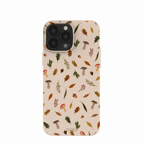 Seashell Woodland Harvest iPhone 13 Pro Max Case Sleek Surface